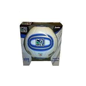 Franklin MLS Size 3 Soccer Ball   White Base with Green 