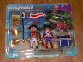 Playmobil 5946 Pirates Figures Blister Pack w/ Cannon Chest & More NIP 