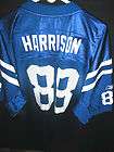 MENS 2XL VTG WR MARVIN HARRISON INDY INDIANAPOLIS COLTS NFL JERSEY 