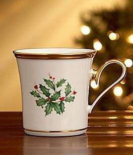 Lenox Holiday Nouveau 24K Gold Teacup Free Shipping !  