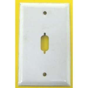  Single Gang Wall Plate with one DB9 Hole : WP9 1 