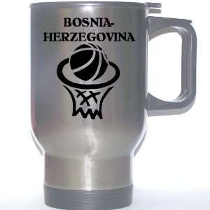  Bosnian Basketball Stainless Steel Mug   Bosnia 