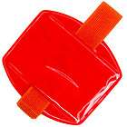 1840 7321 Orange Reflective Arm Band ID Badge Holder items in 