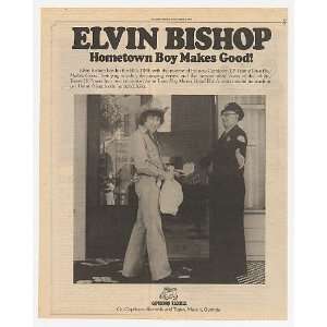  1976 Elvin Bishop Home Town Boy Makes Good Promo Print Ad 