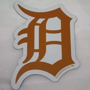 Detroit Tigers Orange D Team Logo MLB Car Magnet:  