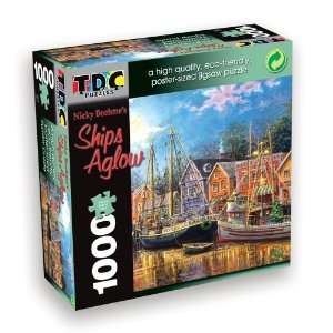  TDC Games Eco Friendly Puzzle   Ships Aglow Toys & Games