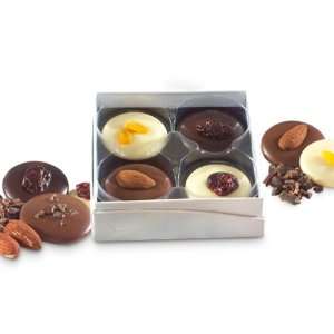 Chocolate Bouchee Boutons in Pearl Nouveau Box (4pc)  