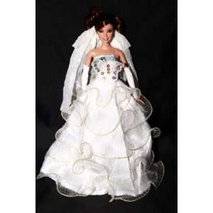  Elegant White Ball Gown Featuring Lace Butterfly and 