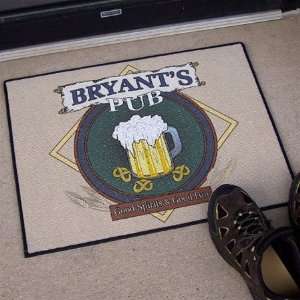  My Pub Welcome Mat Doormat personalized with name free 