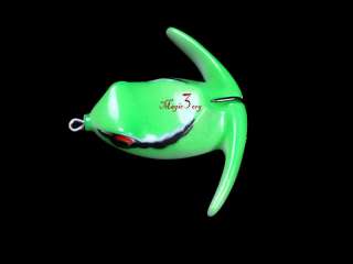 Soft Bait Lure Pale Green Frog Soft Belly Basirisky Bass 1/2 OZ SFA81 