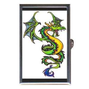 Dragon Tattoo Scary Colorful Coin, Mint or Pill Box Made in USA