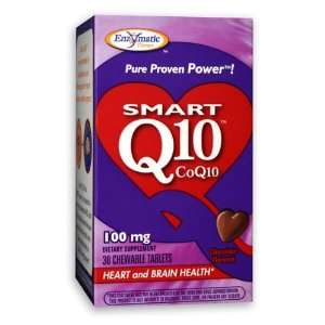  Enzymatic Therapy Smart Q10 CoQ10 100 Mg 30 Chewables 