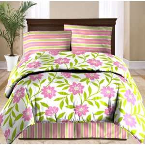  Emilie Spring Comforter Bed Sheet Set In A Bag: Home 