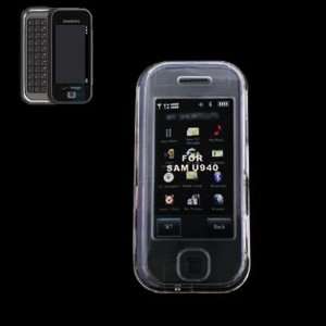   Case for Samsung Glyde U940 Verizon   Clear Cell Phones & Accessories