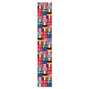 Jointed International Flag Pull Down Cutout Party Accessory (1 count 