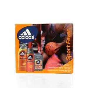    Adidas Sport Fever For Men 3 Piece Gift Set: Sports & Outdoors