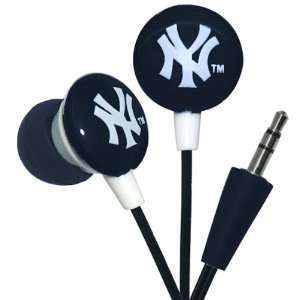   MLF10169NYY MLB New York Yankees Printed Ear Buds Blue Red ipod mp3
