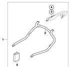 BMW R1200GS Adventure pannier bracket crossbar