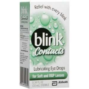 AMO Blink Contacts Lubricating Eye Drops 0.34 oz, 2 ct (Quantity of 2)