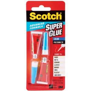  Scotch Advanced Formula Super Glue 2/Pkg 0.07 Ounc 