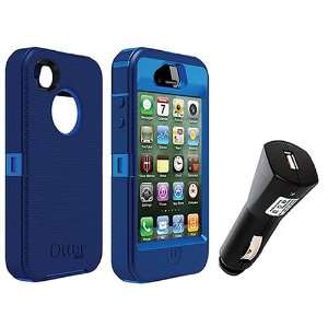   iPhone 4 / 4S (Night Blue)   Car Charger Included Cell Phones