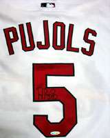 Albert Pujols Autographed Signed St Louis Cardinals Jersey 2009 AS UDA 
