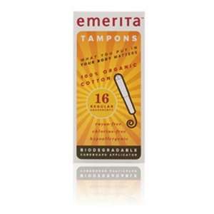  Tampons Cotton Regular 16 Ct by Emerita (1 Each) Health 