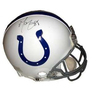  Marvin Harrison Colts Autographed Helmet: Sports 