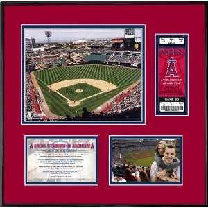  Los Angeles Angels of AnaheimAngel Stadium Ticket Frame 