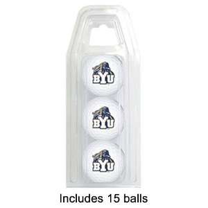   Brigham Young Cougars (University Of) NCAA 15 Golf Ball Pack Sports