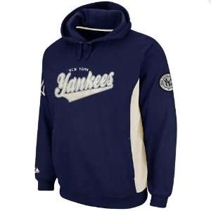   Yankees Cooperstown Captain Pullover Hoodie   Navy Blue Sports