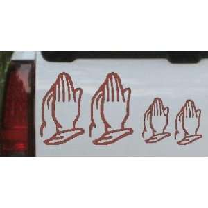 Praying Hands Christian Stick Family Stick Family Car Window Wall 