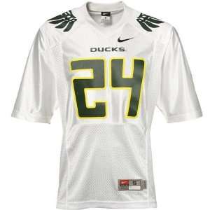 Nike Oregon Ducks #24 Tackle Twill Football Jersey White:  