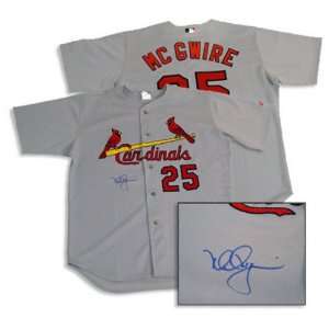 Mark McGwire St. Louis Cardinals Autographed Road Jersey 