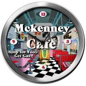  MCKENNEY 14 Inch Cafe Metal Clock Quartz Movement: Kitchen 