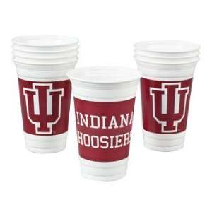   Indiana Hoosiers Cups   Tableware & Party Cups: Health & Personal Care