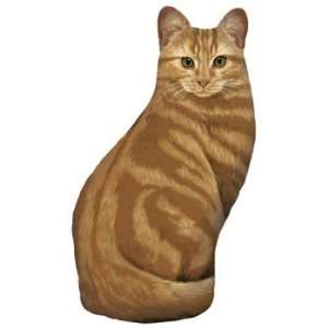  Sculpted Orange Tabby Cat Doorstop: Office Products
