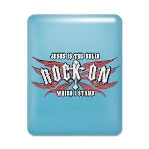  iPad Case Light Blue Jesus Is The Rock On Which I Stand 