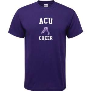   Christian Wildcats Purple Cheer Arch T Shirt