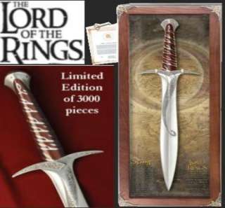 Sting Sword Museum Collection Limited Edition   LOTR   Lord of the 