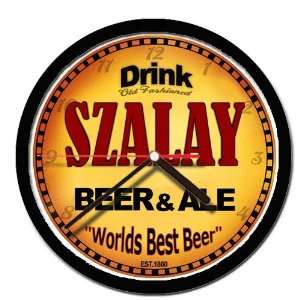  SZALAY beer and ale cerveza wall clock: Everything Else