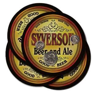  Syverson Beer and Ale Coaster Set: Kitchen & Dining