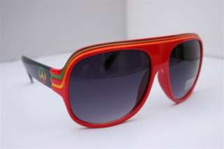 NEW Retro Peace And Love Millionaire RED Sunglasses GO  