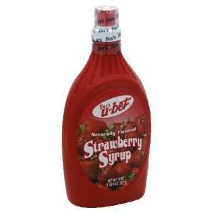  Fox Ubet, Syrup Strawberry, 20 OZ (Pack of 12) Health 