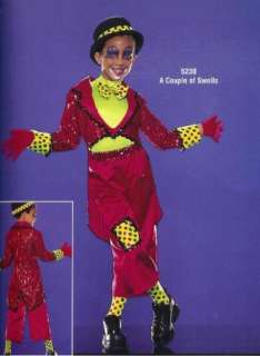 Hobo Clown Dance Parade Circus Halloween Costume AdultM  