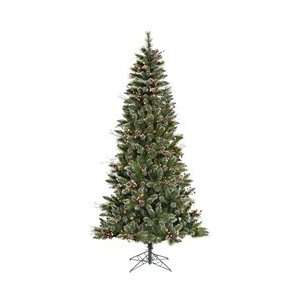  Snow Tipped Berry Pine w/ Clear Lights (6) Fake Christmas 