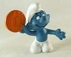 Vintage Smurf Mini PVC Figurine Penny Cent Coin West Germany Schleich 