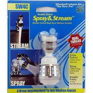  Double Swivel & Spray Aerator: Home Improvement