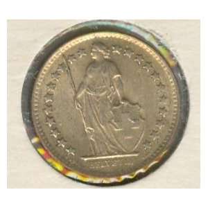  Swiss Silver Coin 1/2 Franc 1950B KM23 