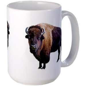  Buffalo on Animal Large Mug by CafePress: Everything Else